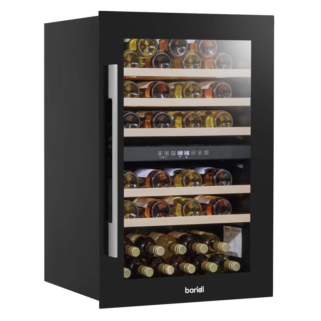 57 Bottle Dual Zone Built-In Wine Fridge & Cooler 60cm DH118