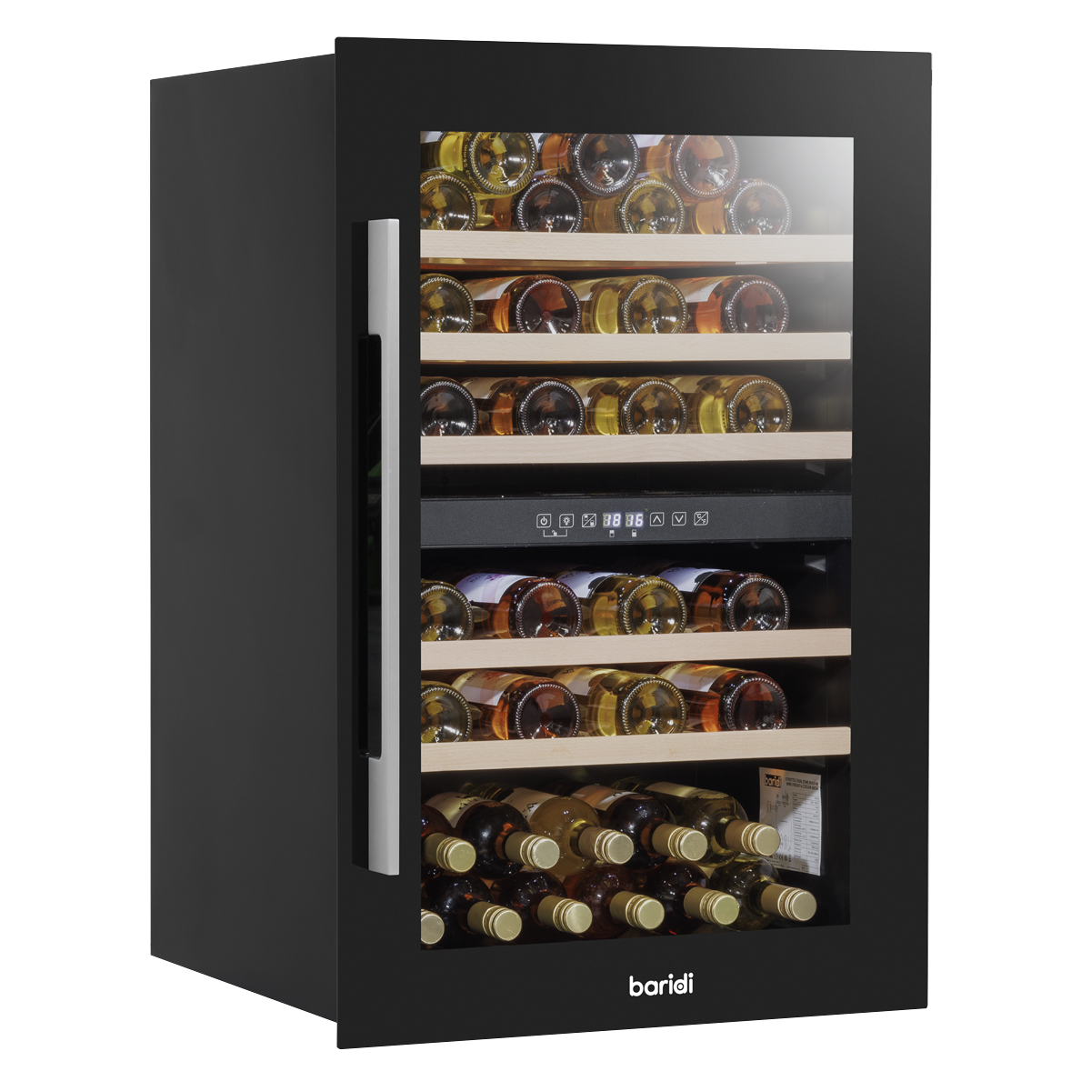 57 Bottle Dual Zone Built-In Wine Fridge & Cooler 60cm DH118