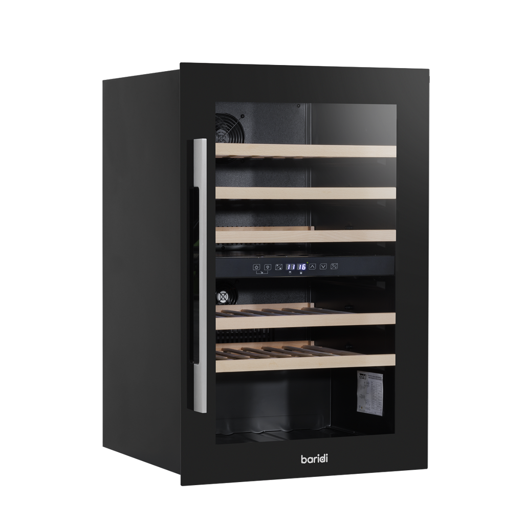 57 Bottle Dual Zone Built-In Wine Fridge & Cooler 60cm DH118
