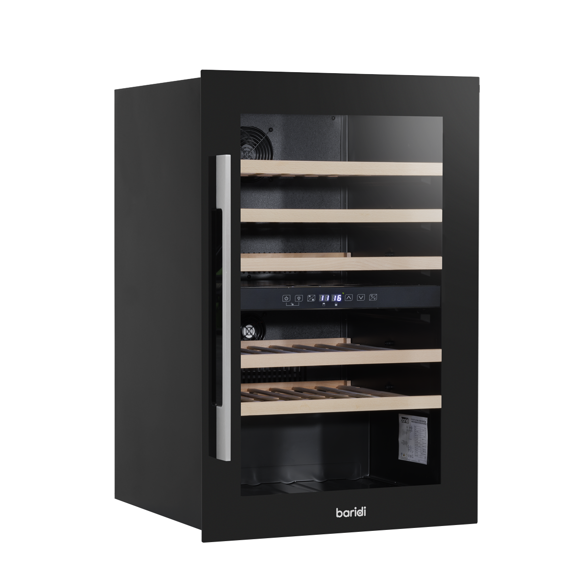 57 Bottle Dual Zone Built-In Wine Fridge & Cooler 60cm DH118