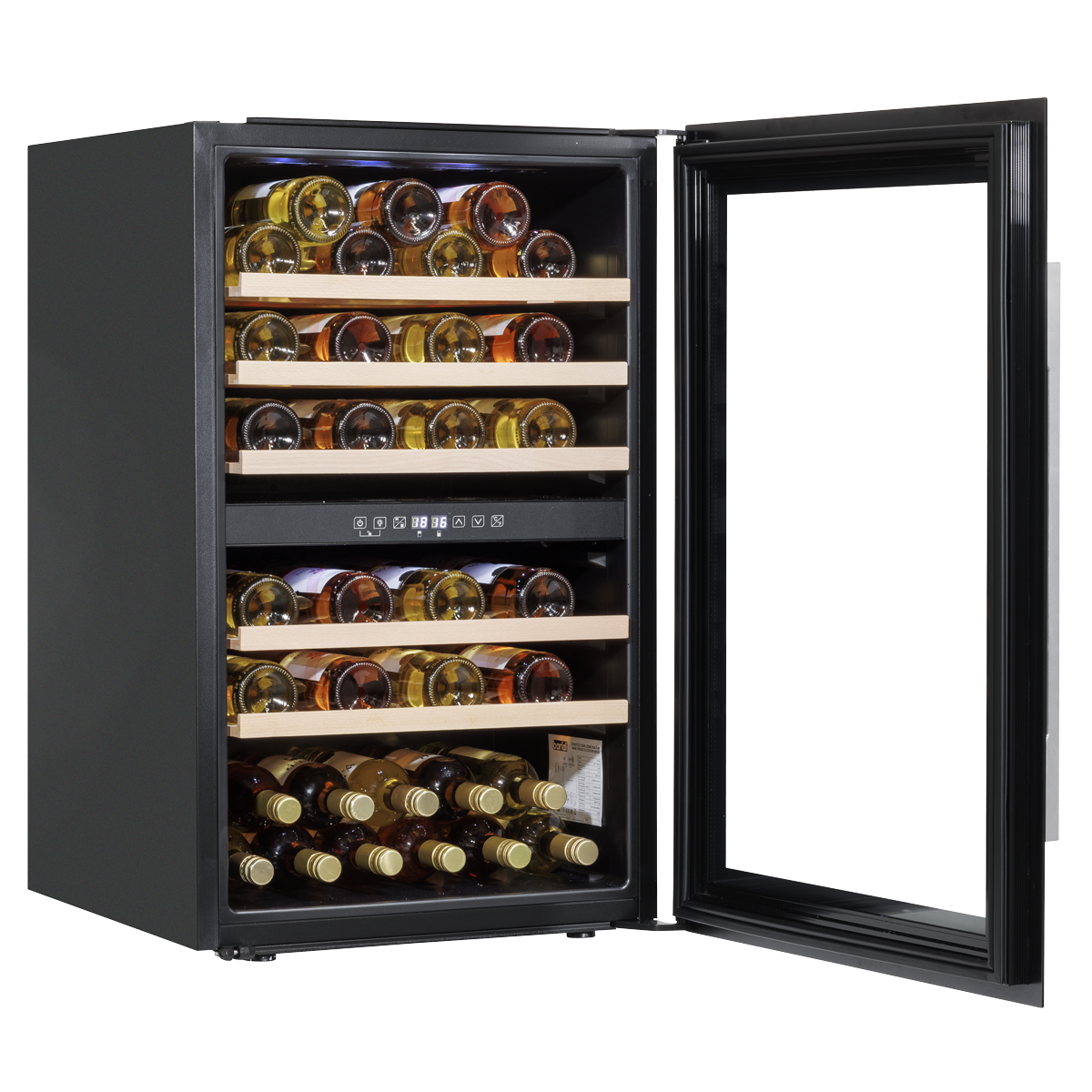 57 Bottle Dual Zone Built-In Wine Fridge & Cooler 60cm DH118