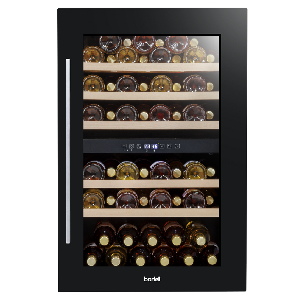 57 Bottle Dual Zone Built-In Wine Fridge & Cooler 60cm DH118