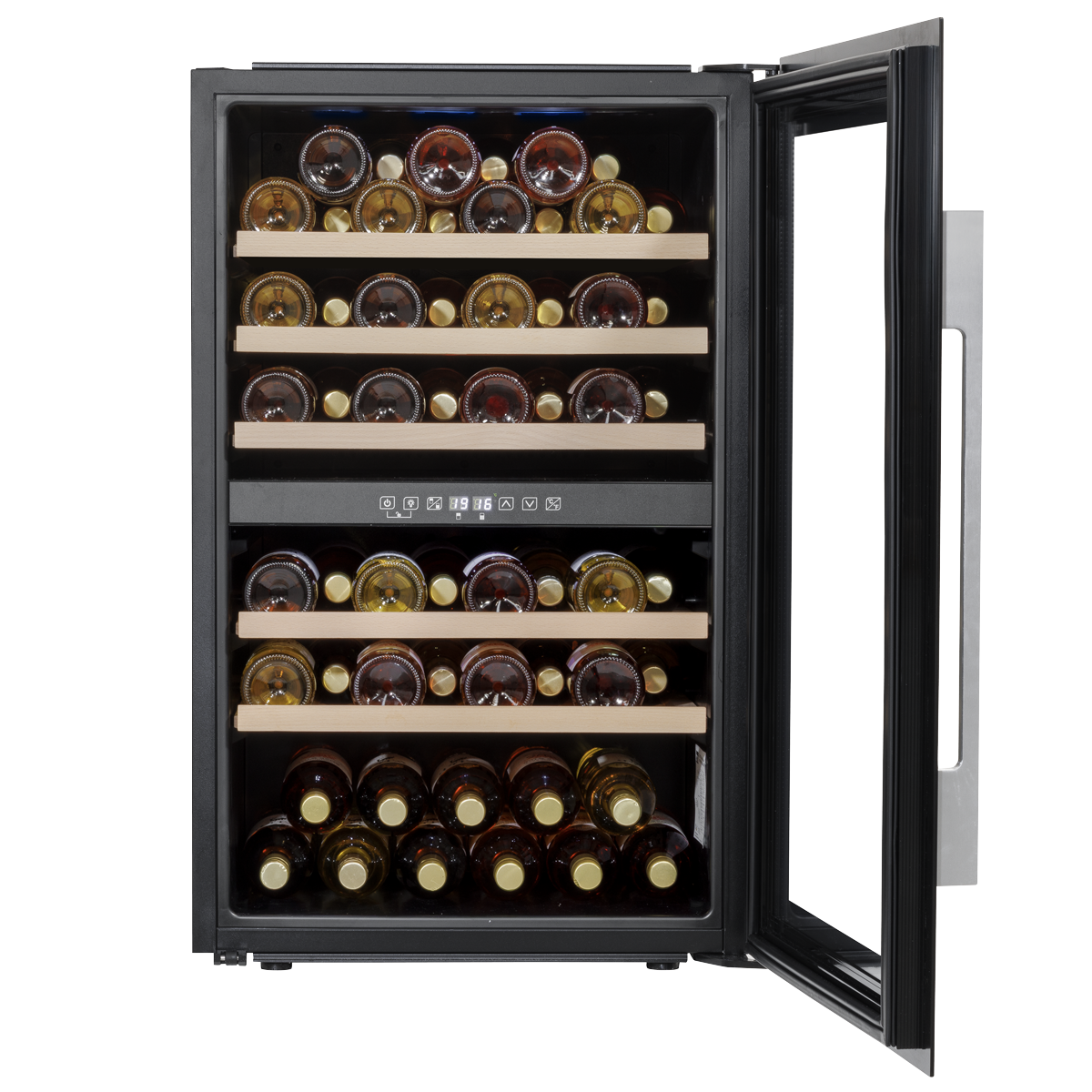 57 Bottle Dual Zone Built-In Wine Fridge & Cooler 60cm DH118