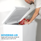 Freestanding Chest Freezer 142L Capacity - White DH120