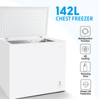 Freestanding Chest Freezer 142L Capacity - White DH120