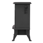 Electric Stove Heater Fireplace with LED Log Flame Effect 1800W – Black DH121