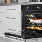 Integrated Fan-Assisted Electric Oven 60cm 55L Capacity - Black DH124
