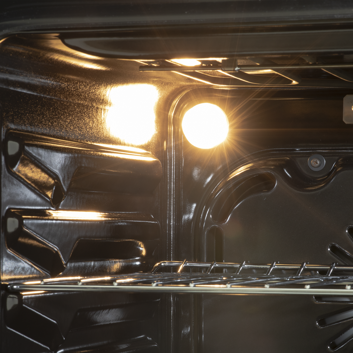 Integrated Fan-Assisted Electric Oven 60cm 55L Capacity - Black DH124