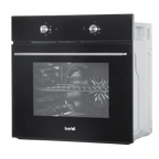 Integrated Fan-Assisted Electric Oven 60cm 55L Capacity - Black DH124