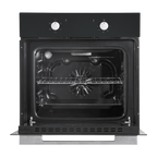 Integrated Fan-Assisted Electric Oven 60cm 55L Capacity - Black DH124