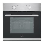 Integrated Fan-Assisted Electric Oven 60cm 55L Capacity - Black/Stainless Steel DH125