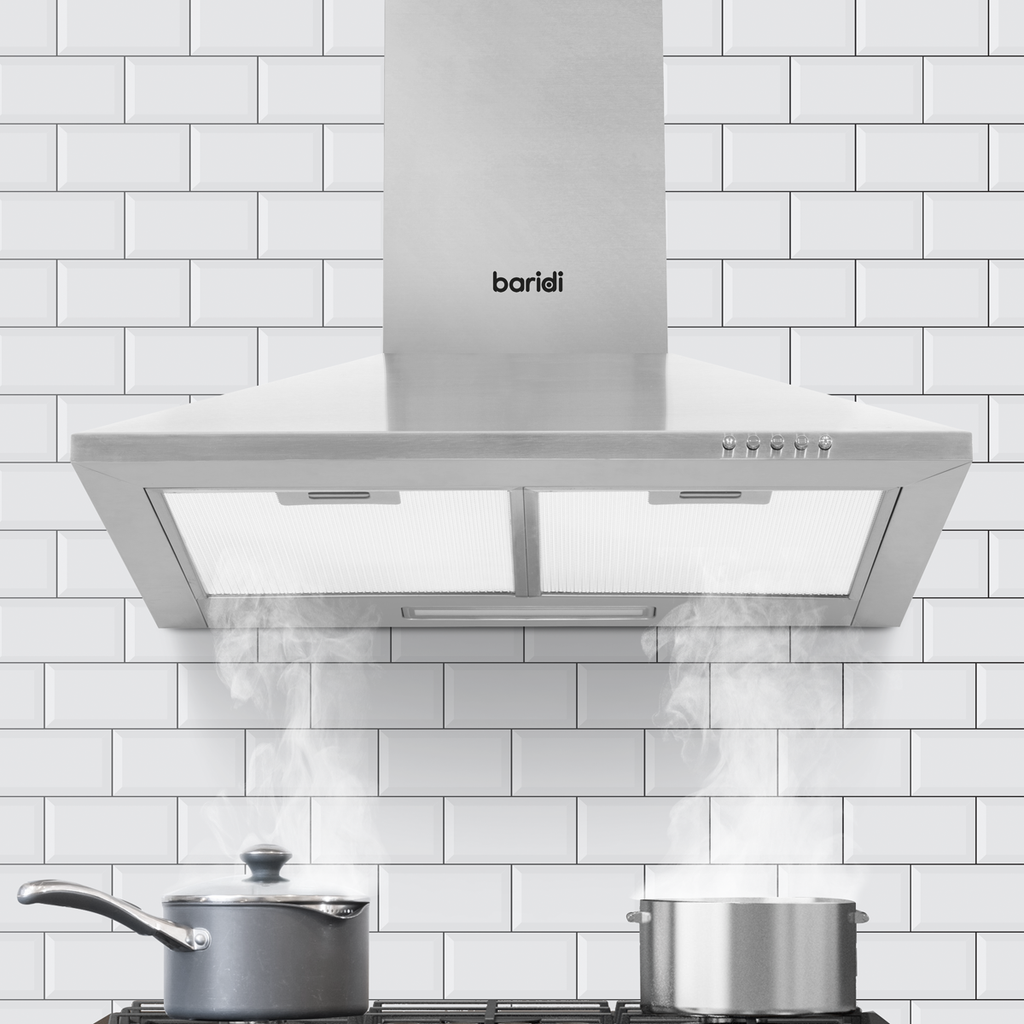 Cooker Hood with Carbon Filters 60cm - Stainless Steel DH126