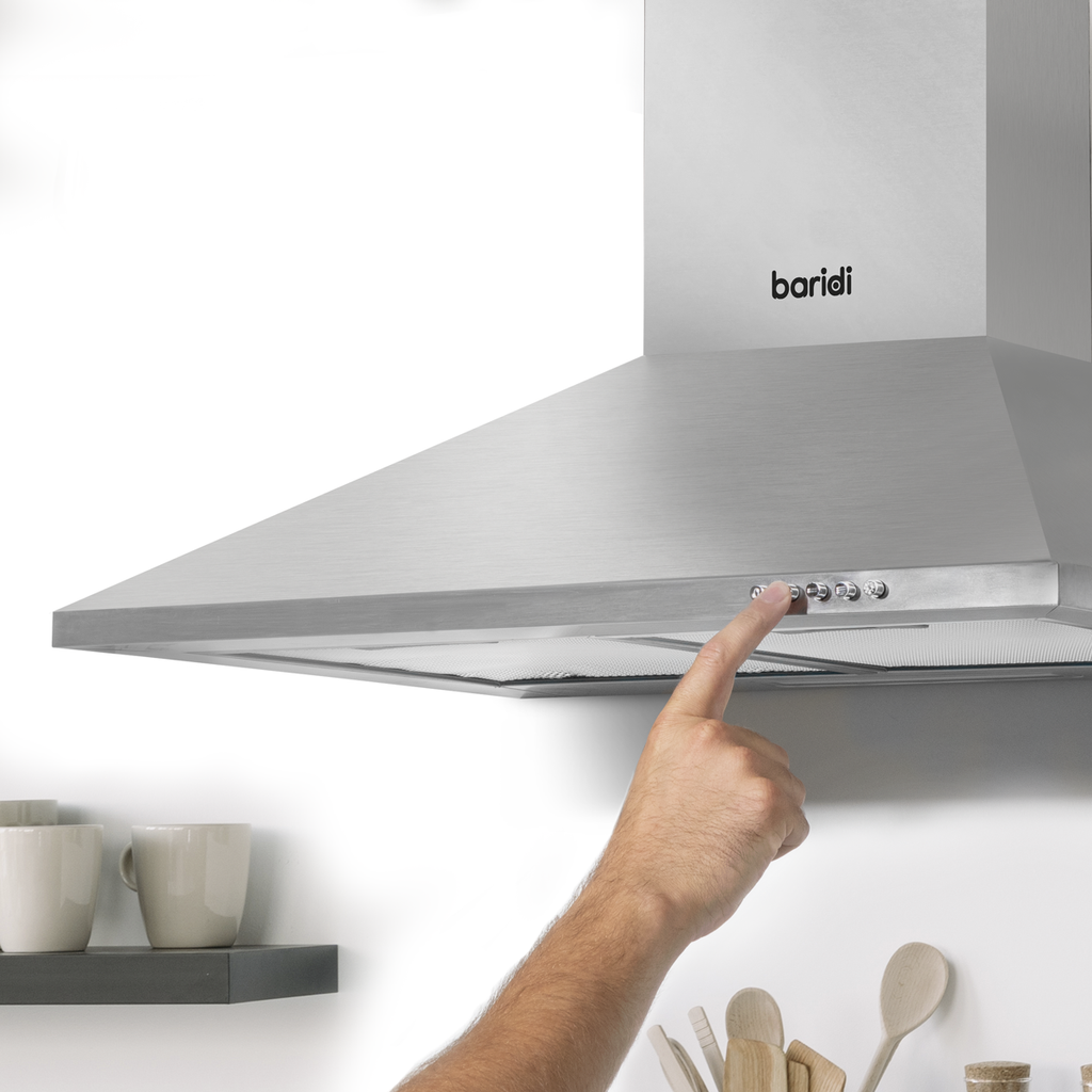Cooker Hood with Carbon Filters 60cm - Stainless Steel DH126