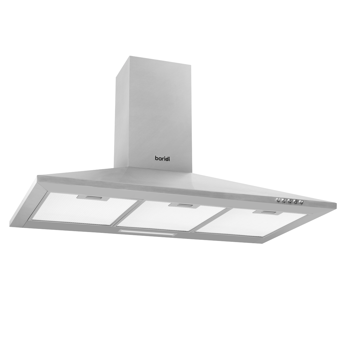Cooker Hood with Carbon Filters 90cm - Stainless Steel DH127
