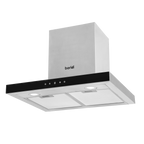 T-Shape Chimney Cooker Hood with Carbon Filters 60cm - Stainless Steel DH130