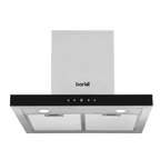T-Shape Chimney Cooker Hood with Carbon Filters 60cm - Stainless Steel DH130