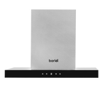 T-Shape Chimney Cooker Hood with Carbon Filters 60cm - Stainless Steel DH130