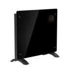 Electric Glass Panel Heater 1000W/230V - Black DH135