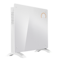 Electric Glass Panel Heater 1000W/230V - White DH136
