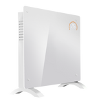 Electric Glass Panel Heater 1000W/230V - White DH136