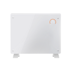 Electric Glass Panel Heater 1000W/230V - White DH136