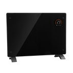 Baridi 1500W Electric Glass Panel Heater with 24/7 Timer, Remote Control & Wi-Fi - Black DH137