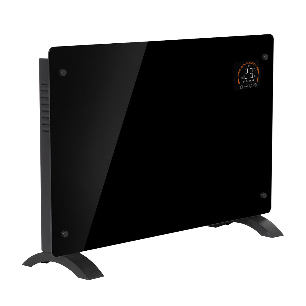 Electric Glass Panel Heater 2000W/230V - Black DH139