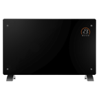 Electric Glass Panel Heater 2000W/230V - Black DH139