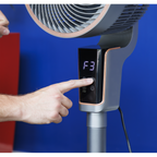 12" Pedestal Fan with Remote Control & 12hr Timer 230V - Grey DH141