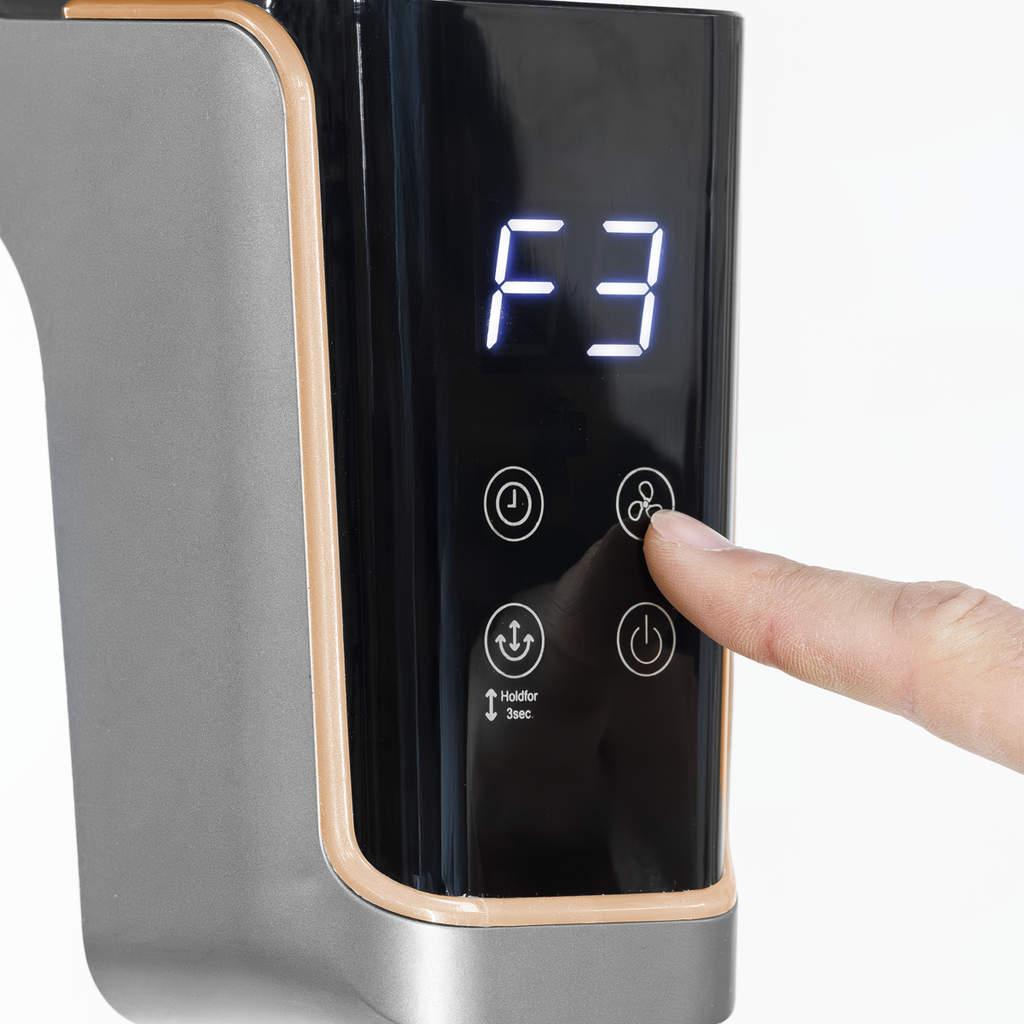 12" Pedestal Fan with Remote Control & 12hr Timer 230V - Grey DH141