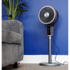 12" Pedestal Fan with Remote Control & 12hr Timer 230V - Grey DH141