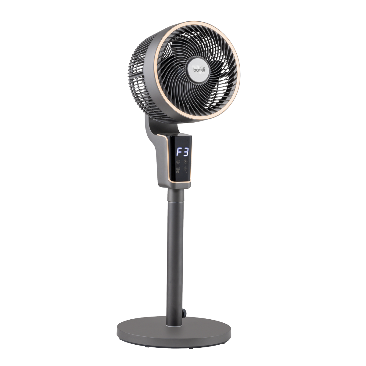 12" Pedestal Fan with Remote Control & 12hr Timer 230V - Grey DH141
