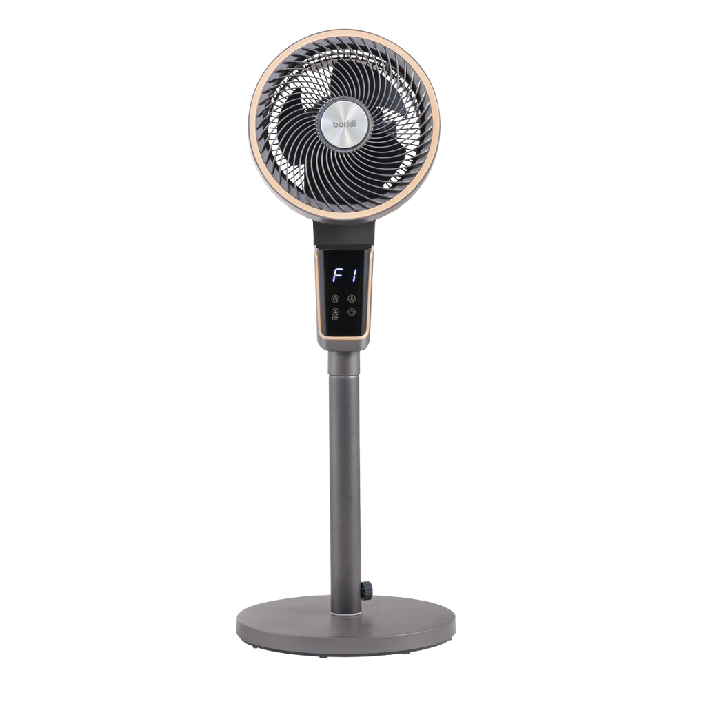 12" Pedestal Fan with Remote Control & 12hr Timer 230V - Grey DH141