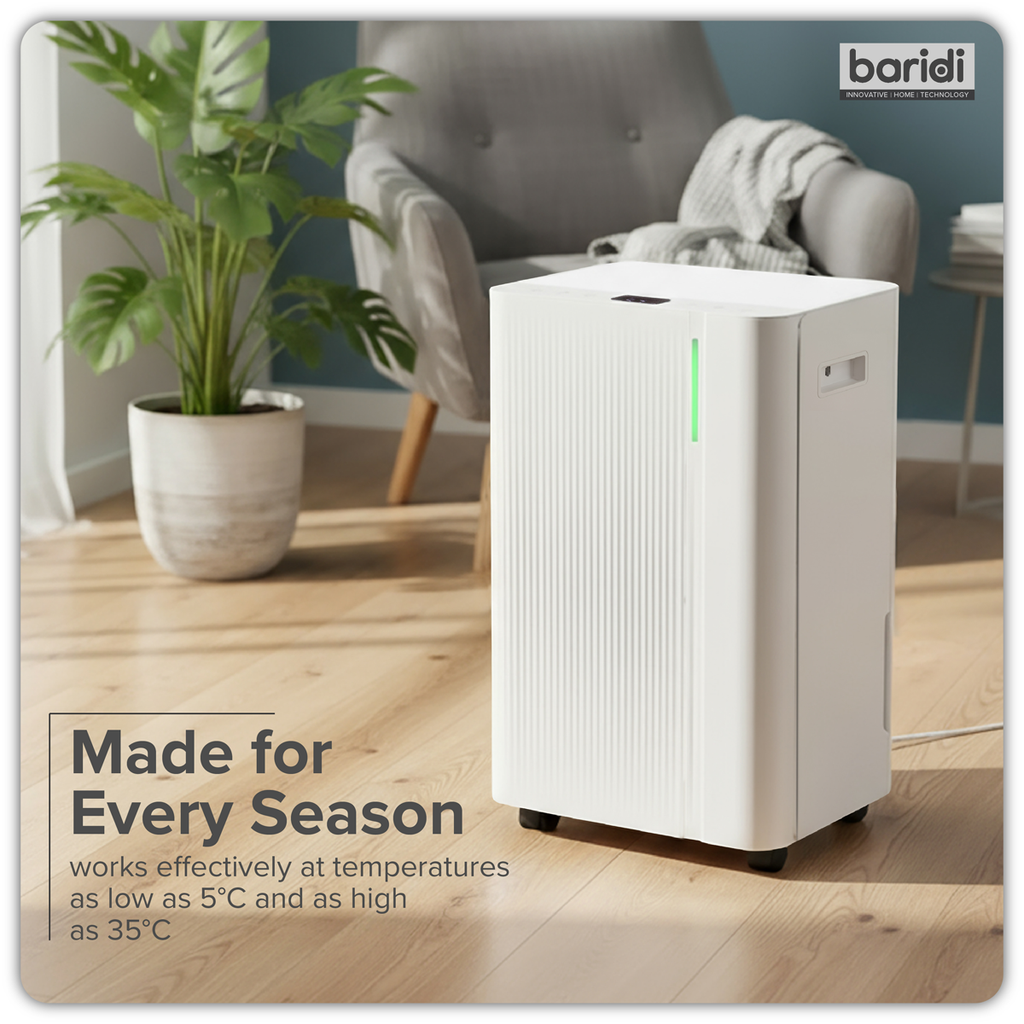 Dehumidifier with Digital Display & 24hr Timer 12L - White DH147