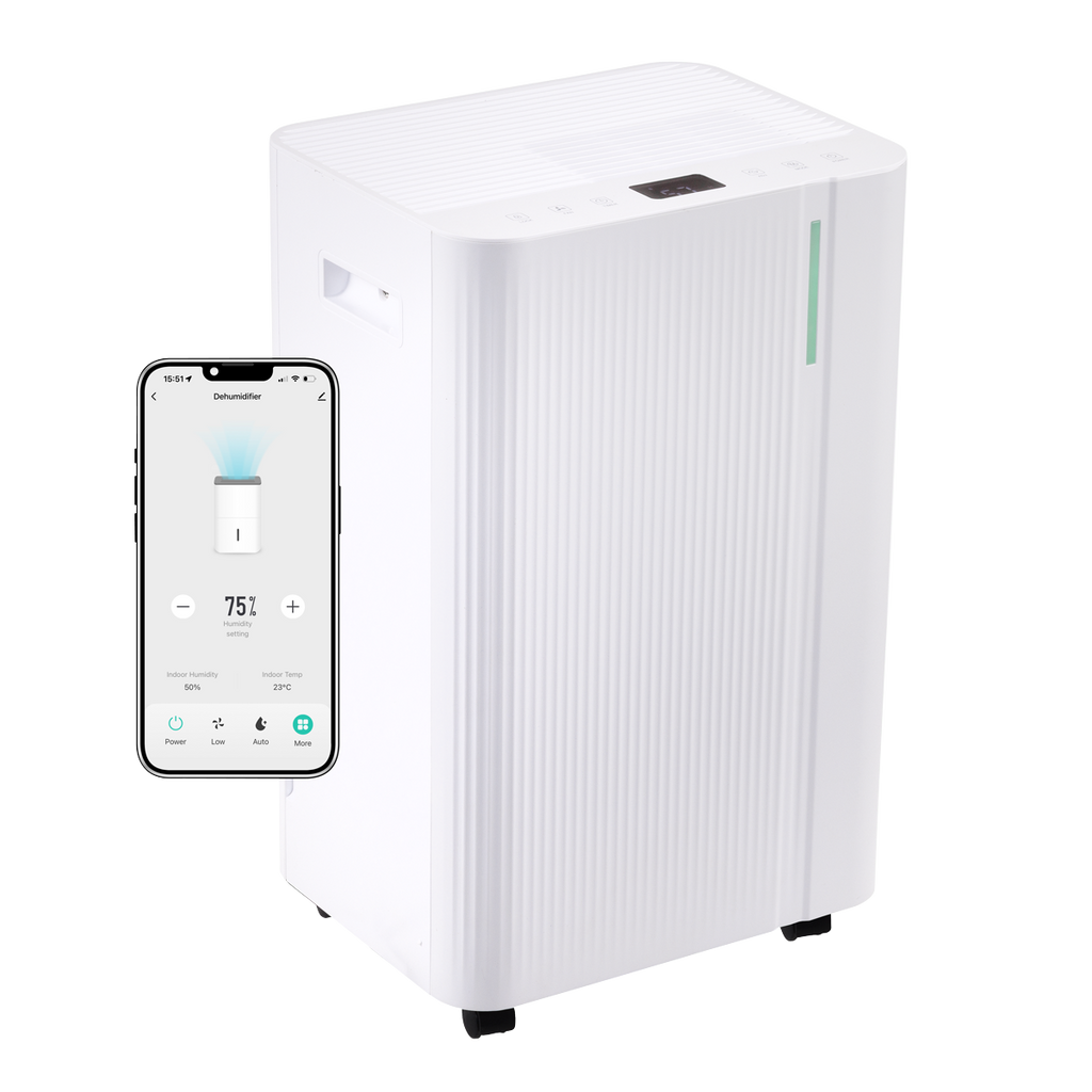 Dehumidifier with Digital Display & 24hr Timer 20L - White DH148
