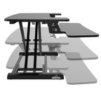 71cm Adjustable-Height Standing Desk Riser 15kg Capacity DH14