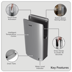 Hand Dryer with HEPA Filter & Auto-Sensor 1750W/230V - Silver DH150