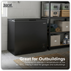 Freestanding Chest Freezer 199L Capacity - Black DH151