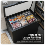 Freestanding Chest Freezer 199L Capacity - Black DH151