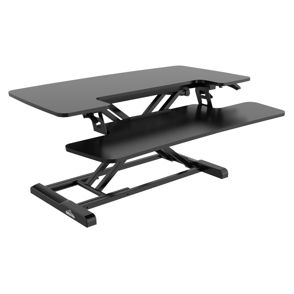 89cm Adjustable-Height Standing Desk Riser 15kg Capacity DH15