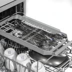 Slimline Freestanding Dishwasher 45cm Wide 10 Place Settings - Silver DH166