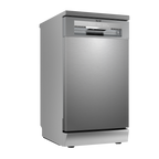 Slimline Freestanding Dishwasher 45cm Wide 10 Place Settings - Silver DH166