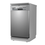 Slimline Freestanding Dishwasher 45cm Wide 10 Place Settings - Silver DH166