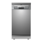 Slimline Freestanding Dishwasher 45cm Wide 10 Place Settings - Silver DH166