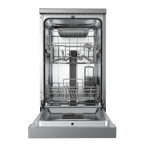 Slimline Freestanding Dishwasher 45cm Wide 10 Place Settings - Silver DH166