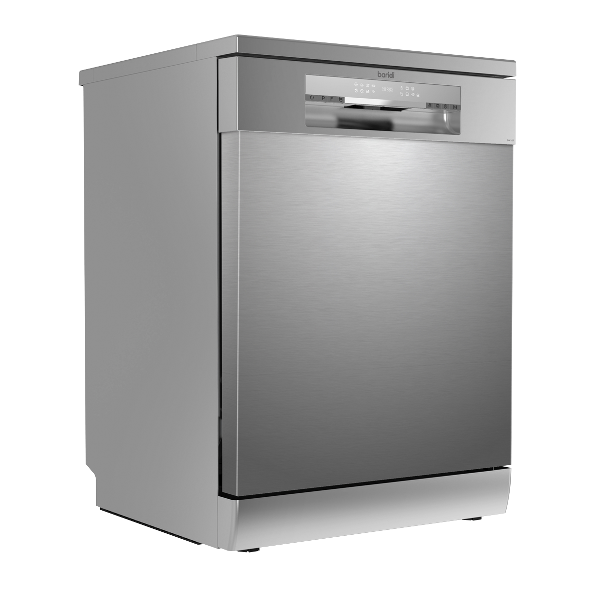 Regular Sized Freestanding Dishwasher 60cm Wide 14 Place Settings - Silver DH167