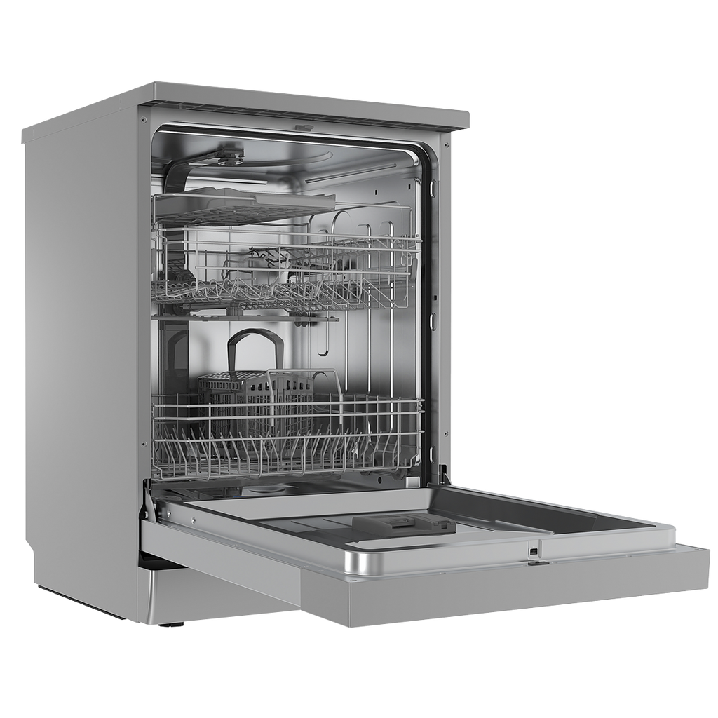 Regular Sized Freestanding Dishwasher 60cm Wide 14 Place Settings - Silver DH167