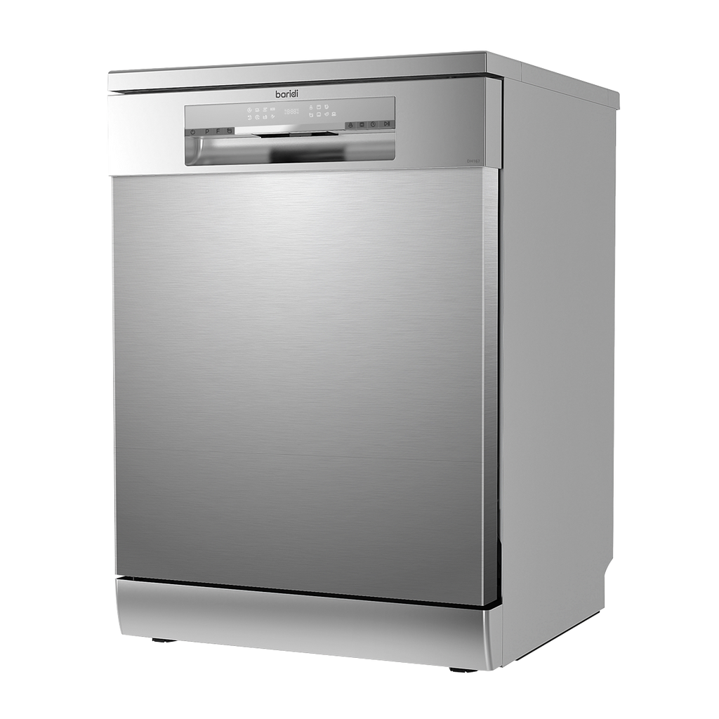 Regular Sized Freestanding Dishwasher 60cm Wide 14 Place Settings - Silver DH167
