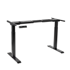 Dual Motor Ultra-Quiet Desk Frame with Digital Controls 100kg Capacity - Black DH16