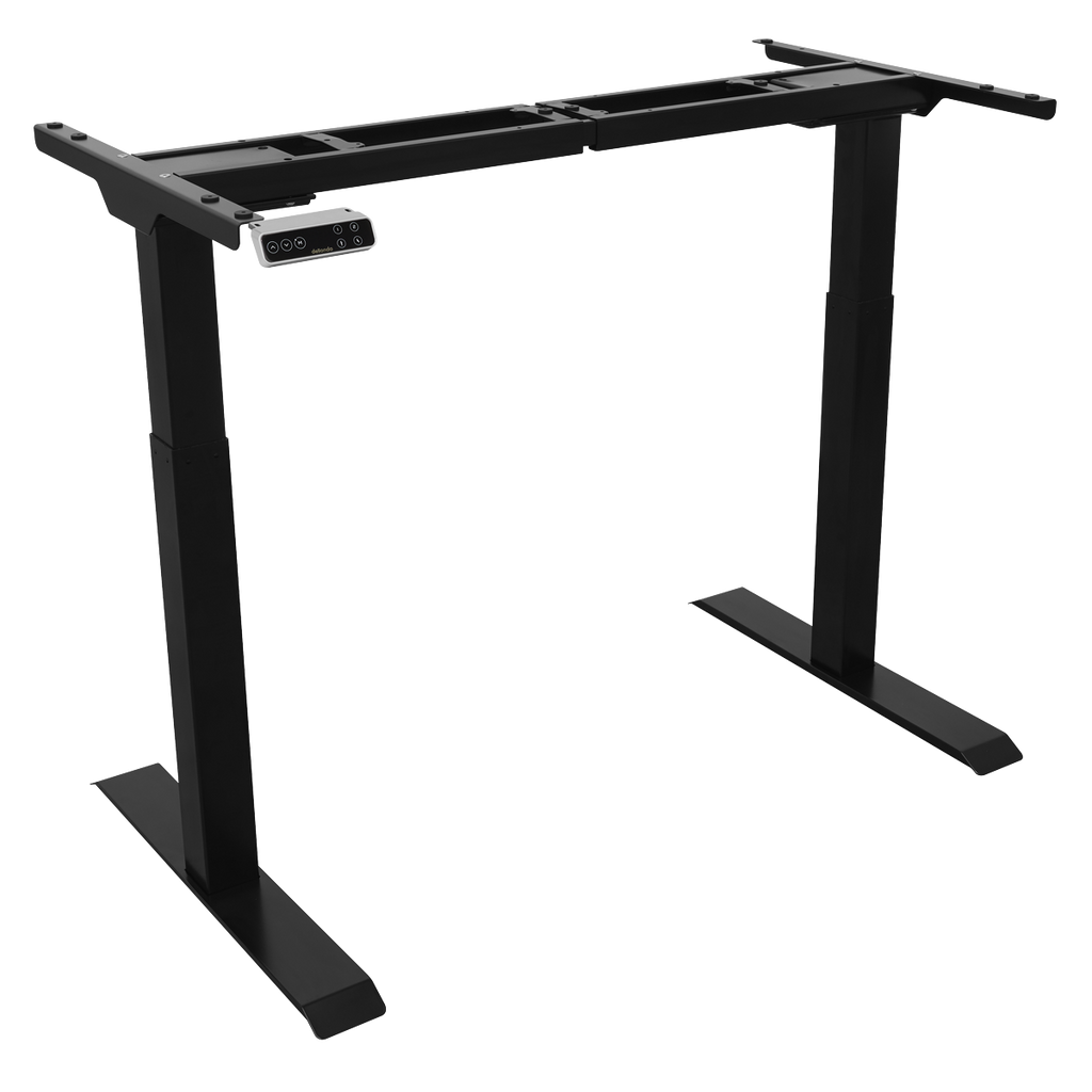 Dual Motor Ultra-Quiet Desk Frame with Digital Controls 100kg Capacity - Black DH16